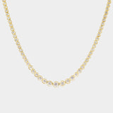 Bezel Tennis Necklace