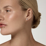 White Gold Diamond Stud