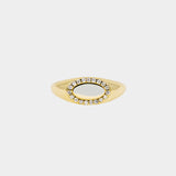 East West Oval Signet