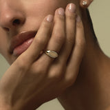 East West Oval Signet