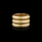 Apollo Patterned Stack Ring