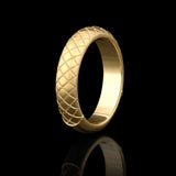 Aramis Quilted Wedding Band