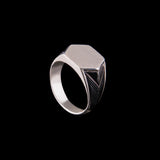 Hexagon Signet Ring