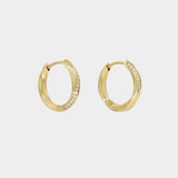 Diamond Silk Hoops