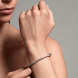 Demi Oval Diamond Bangle