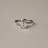 Juliet Emerald Cut Solitaire