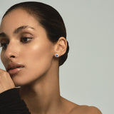 Asscher Cut Diamond Baguette Studs