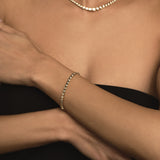 Bezel Tennis Necklace